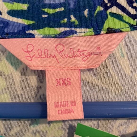 Lilly PULITZER LULA DRESS Bennet Blue Sneak A Beak - Picture 6 of 9